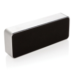Enceinte en aluminium, bambou et tissu avec caisson de basse EcoFusion couleur marron deuxième vue