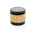 Enceinte avec chargeur compatible avec Android et iPhone Wireless couleur bois
