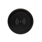 Enceinte avec chargeur compatible avec Android et iPhone Wireless couleur bois quatrième vue