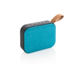 Haut-parleur personnalisé en tissu avec 3h d'autonomie BT 5.0 Modern couleur bleu