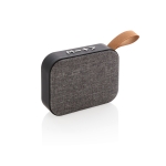 Haut-parleur personnalisé en tissu avec 3h d'autonomie BT 5.0 Modern couleur gris
