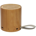 Enceinte en bambou avec Bluetooth 5.0 à l'esthétique naturelle Tube couleur bois deuxième vue
