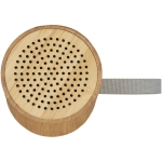 Enceinte en bambou avec Bluetooth 5.0 à l'esthétique naturelle Tube couleur bois troisième vue