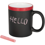 Tasse ardoise Chalk 330ml couleur rouge
