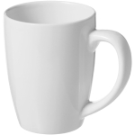 Tasse en céramique au design tendance 350 ml Crescent Plus Economy couleur blanc deuxième vue frontale