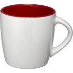 Tasses blanches avec intérieur coloré et 340 ml Colormixt White couleur rouge foncé deuxième vue frontale