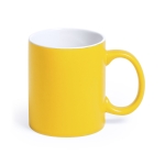 Tasse colorée en céramique de haute qualité de 350 ml Magic Colors couleur jaune première vue