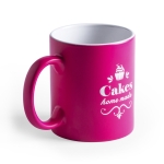 Tasse colorée en céramique de haute qualité de 350 ml Magic Colors couleur fuchsia deuxième vue