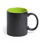 Tasse en céramique noir pour gravure laser colorée 350 ml Magic Black première vue