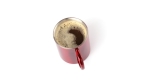 Tasses métalliques personnalisées brillantes de 280 ml Metallic Colors couleur rouge quatrième vue