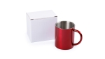 Tasses métalliques personnalisées brillantes de 280 ml Metallic Colors couleur rouge sixième vue