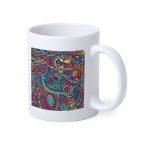 Tasses blanches mates avec impression couleur de 350 ml Sublim Matt couleur blanc deuxième vue