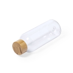 Bouteilles personnalisées en plastique recyclé 650 ml RPET Nature couleur transparent troisième vue