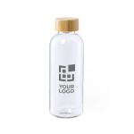 Bouteilles personnalisées en plastique recyclé 650 ml RPET Nature vue principale