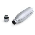 Gourde isotherme en inox recyclé finition brillante argentée 850ml