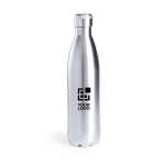 Gourde isotherme en inox recyclé finition brillante argentée 850ml vue principale