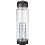 Gourde en tritan avec paille et infuseur de fruits 740 ml TuttiFrutti couleur noir