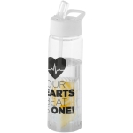 Gourde en tritan avec paille et infuseur de fruits 740 ml TuttiFrutti couleur blanc