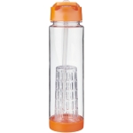 Gourde en tritan avec paille et infuseur de fruits 740 ml TuttiFrutti couleur orange