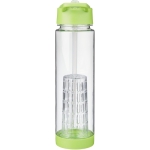 Gourde en tritan avec paille et infuseur de fruits 740 ml TuttiFrutti couleur vert lime