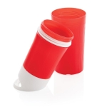 Bouteille écologique personnalisée en canne à sucre 500 ml couleur rouge cinquième vue
