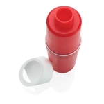 Bouteille écologique personnalisée en canne à sucre 500 ml couleur rouge septième vue