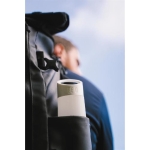 Bouteille écologique personnalisée en canne à sucre 500 ml couleur blanc