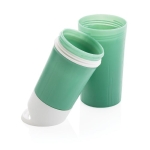 Bouteille écologique personnalisée en canne à sucre 500 ml couleur vert cinquième vue