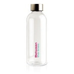 Gourde plastique publicitaire élégantes sans BPA 620 ml Resistant couleur transparent vue avec logo