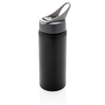 Bouteille en aluminium sans BPA avec paille 800ml Alu Sport XL couleur noir