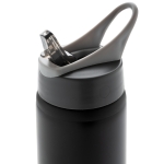 Bouteille en aluminium sans BPA avec paille 800ml Alu Sport XL couleur noir septième vue