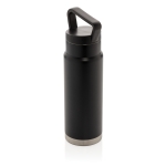 Gourde en acier de haute qualité avec poignée originale 650 ml Frosty couleur noir