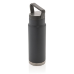 Gourde en acier de haute qualité avec poignée originale 650 ml Frosty couleur gris foncé