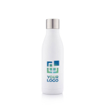 Bouteille d'entreprise en inox avec stérilisateur UV-C 500 ml avec zone d'impression