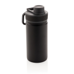 Bouteille sportive avec fonction thermos et finition mate 550 ml Power couleur noir