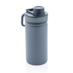 Bouteille sportive avec fonction thermos et finition mate 550 ml Power couleur bleu