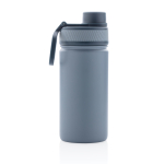 Bouteille sportive avec fonction thermos et finition mate 550 ml Power couleur bleu troisième vue