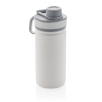 Bouteille sportive avec fonction thermos et finition mate 550 ml Power couleur blanc
