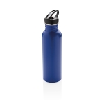Gourde personnalisée en acier avec embout 710 ml Adventure couleur bleu