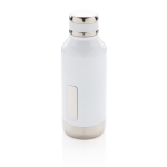 Gourde avec fonction thermos et plaque pour logo 500 ml Logo Plate couleur blanc