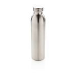 Gourde isotherme gravée ou imprimée couvercle anti-fuites 600 ml Crew couleur argenté