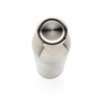 Gourde isotherme gravée ou imprimée couvercle anti-fuites 600 ml Crew couleur argenté troisième vue