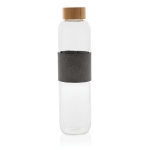 Bouteilles d'eau en verre personnalisées 750 ml Crystal Sleeve couleur transparent deuxième vue