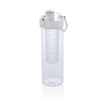 Gourde en tritan pour eau avec infuseur de fruits 700 ml Fruit Flavors couleur blanc
