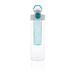 Gourde en tritan pour eau avec infuseur de fruits 700 ml couleur turquoise deuxième vue