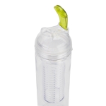 Gourde avec compartiment pour fruits ou glaçons 500 ml Natural Drink couleur vert lime troisième vue