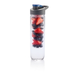 Grande bouteille avec embout et infuseur à fruits 800 ml Vitamin couleur bleu
