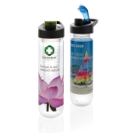 Grande bouteille avec embout et infuseur à fruits 800 ml Vitamin couleur bleu