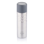 Bouteille isotherme personnalisable au design moderne 500ml Modern couleur gris vue avec logo