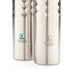 Bouteille isotherme personnalisable au design moderne 500ml Modern couleur gris deuxième vue avec logo
